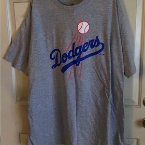 Los Angeles dodgers Fanatics Gray T-Shirt 4XL new